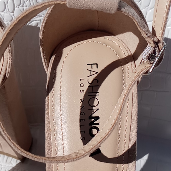 Fashion Nova Shoes Fashion Nova Your Biggest Fan Heels Natural